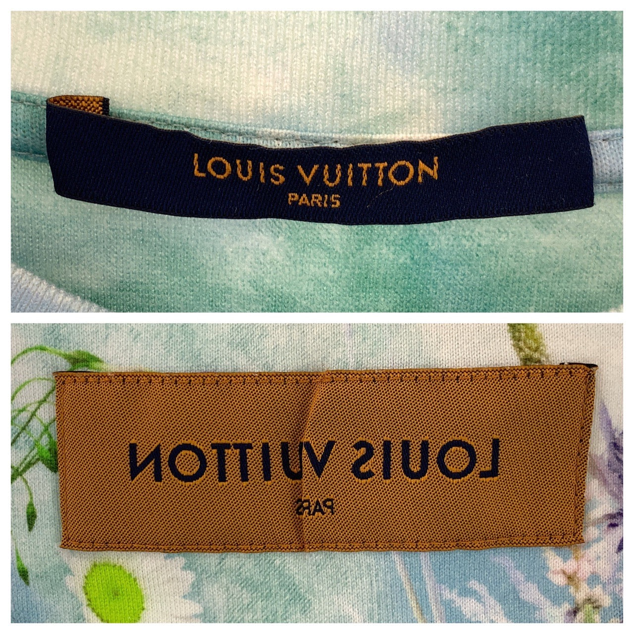 B-109
LOUIS VUITTON ルイヴィトン ヴァージルアブロー 20SS プリントエンブロイダリーフラワー サイズM マルチカラー コットン RM201 NPG HIY96W 半袖Tシャツ カットソー  メンズ