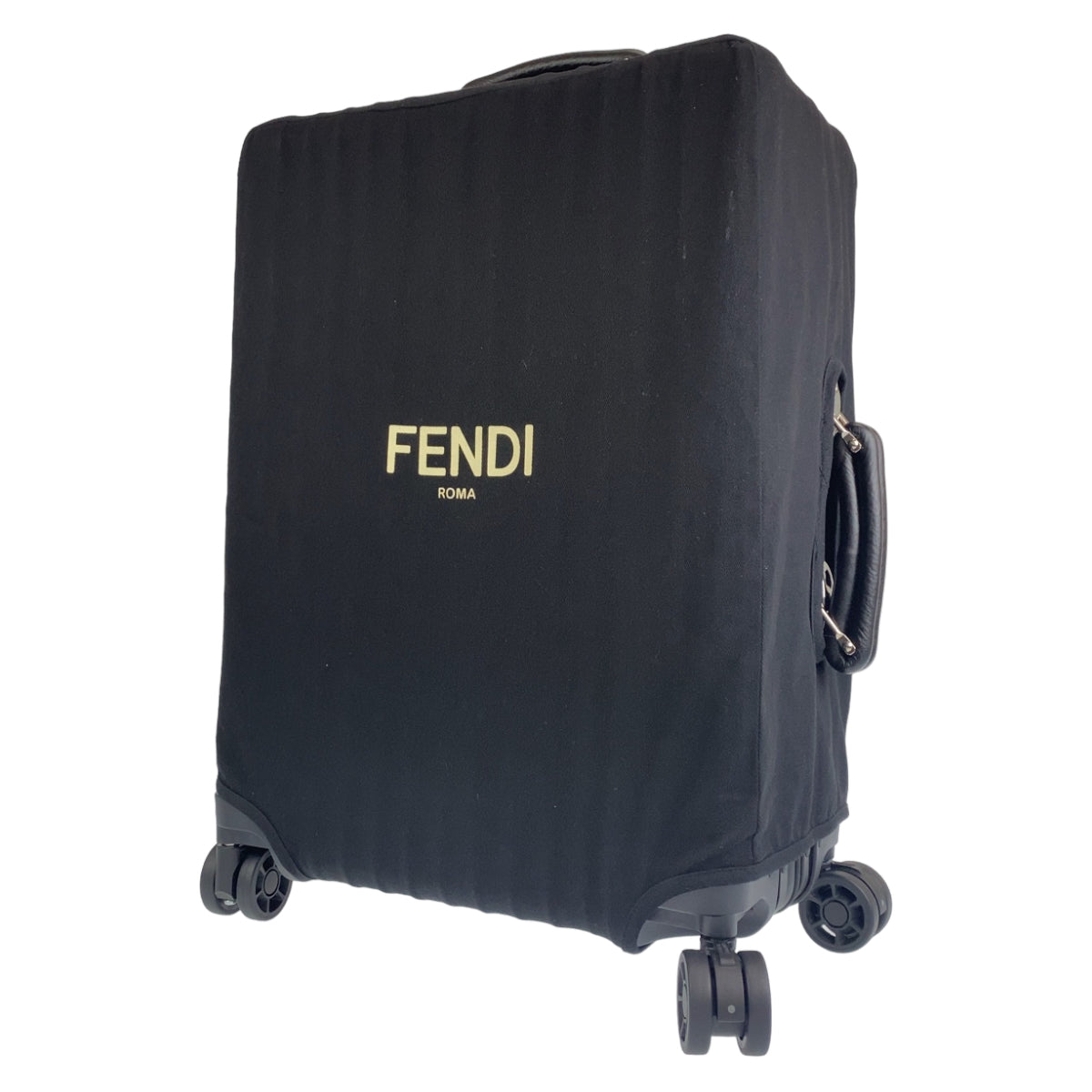 10077
FENDI フェンディ リモワ CLASSIC CABIN S FF柄 キャリーケース ブラック 黒 シルバー金具 アルミ キャリーバッグ スーツケース キャリーケース  メンズ