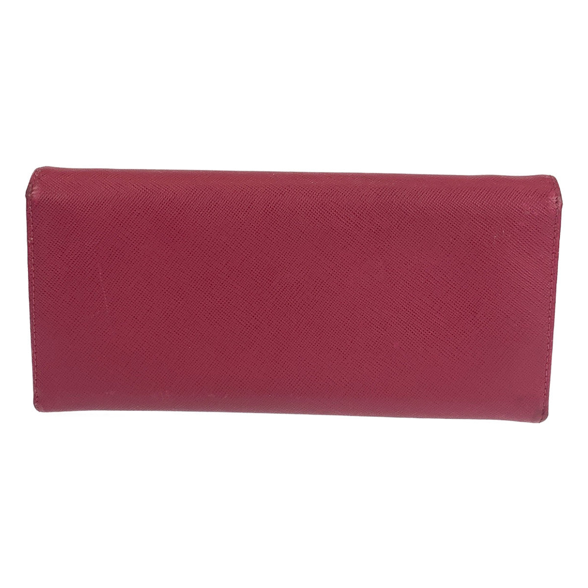 B-133
PRADA プラダ サフィアーノ ピンク ゴールド金具 レザー 1MT290 二つ折り長財布 チェーンウォレット   レディース