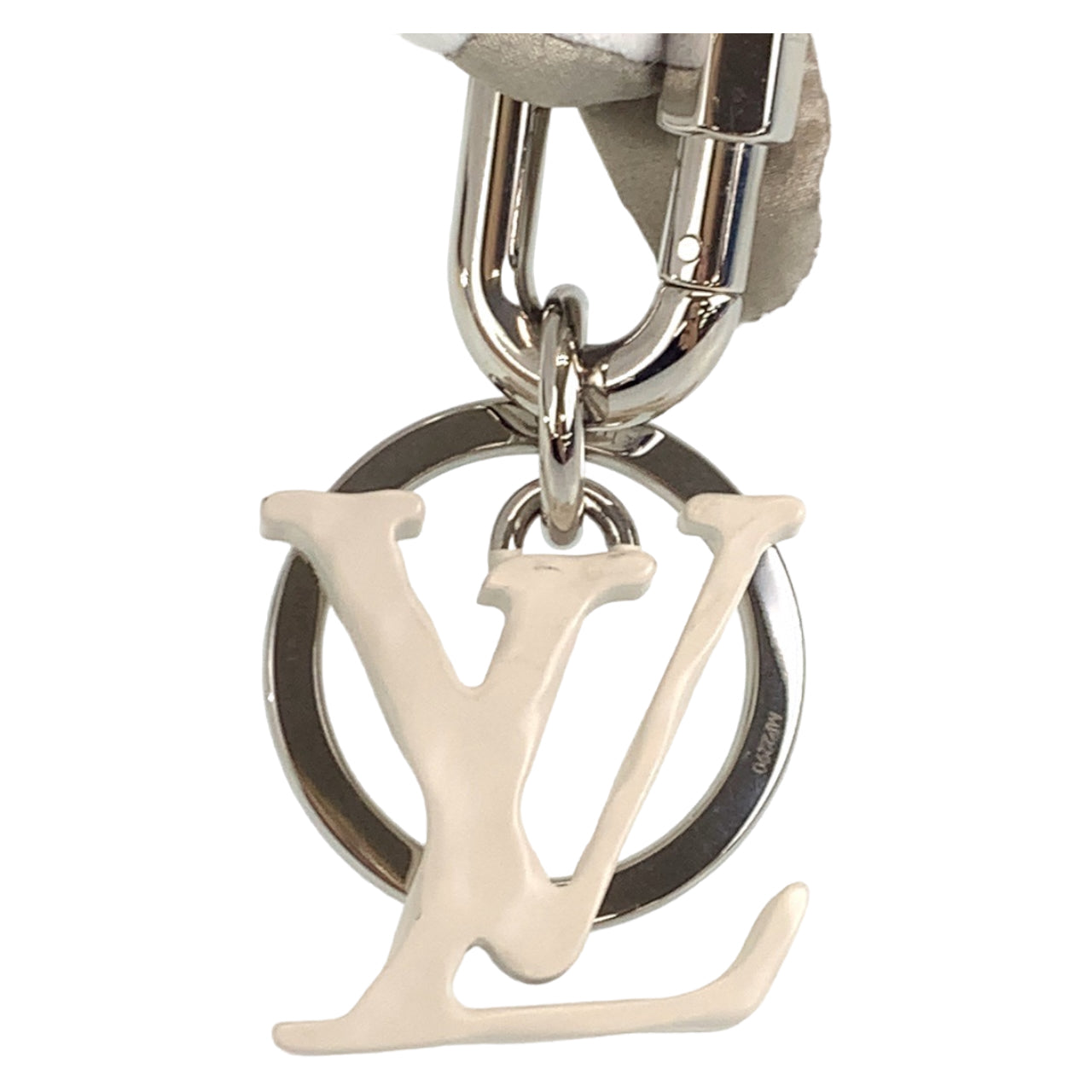 B-130
LOUIS VUITTON ルイヴィトン ポルトクレ LVシャープ シルバー ホワイト 白 メタル MP2290 キーホルダー キーリング キーケース  メンズ
