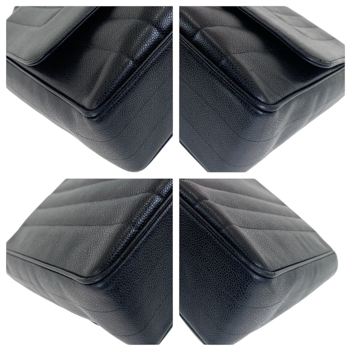 10065
CHANEL シャネル ヴィンテージ ココマーク ターンロック マドモアゼル ブラック 黒 ゴールド金具 レザー ハンドバッグ レディース AB250