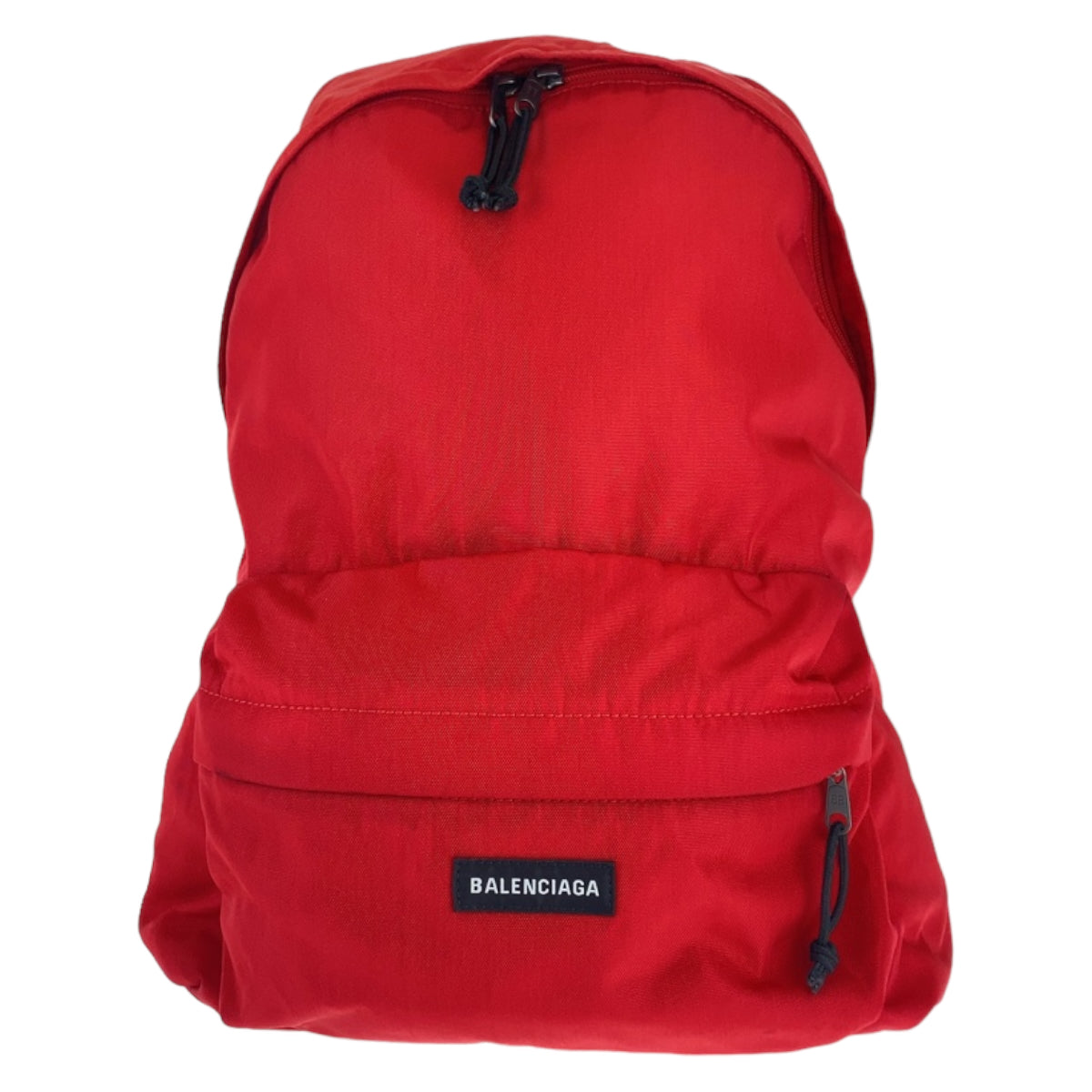 10069
 BALENCIAGA Explorer Red Black Nylon 503221 Backpack Rucksack Men's