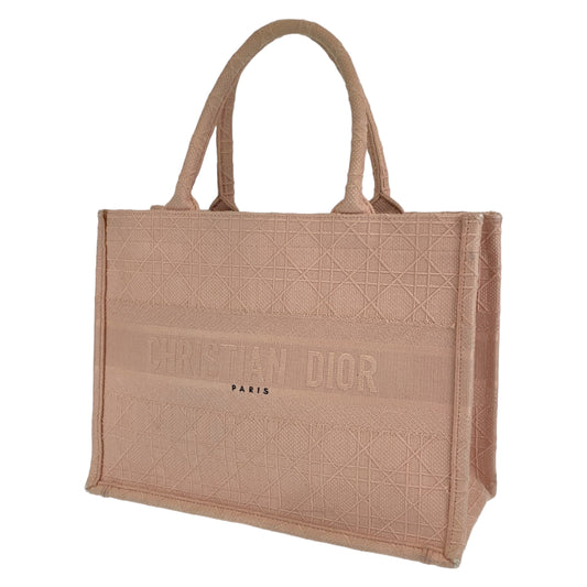 A-139
Dior ディオール カナージュ ブックトート ピンク 桃色 キャンバス 50-MA-1200 ミディアム トートバッグ ショルダーバッグ  レディース