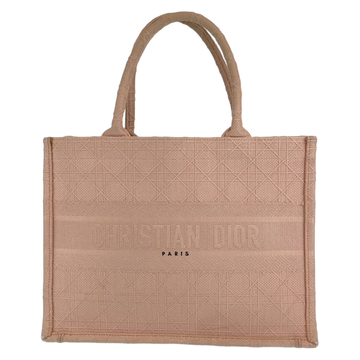 A-139
Dior ディオール カナージュ ブックトート ピンク 桃色 キャンバス 50-MA-1200 ミディアム トートバッグ ショルダーバッグ  レディース