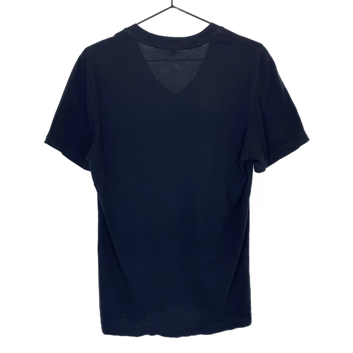 H-00258
JAMES PERSE ジェームスパース サイズUS 0 ブラック 黒 コットン 半袖シャツ Tシャツ  メンズ