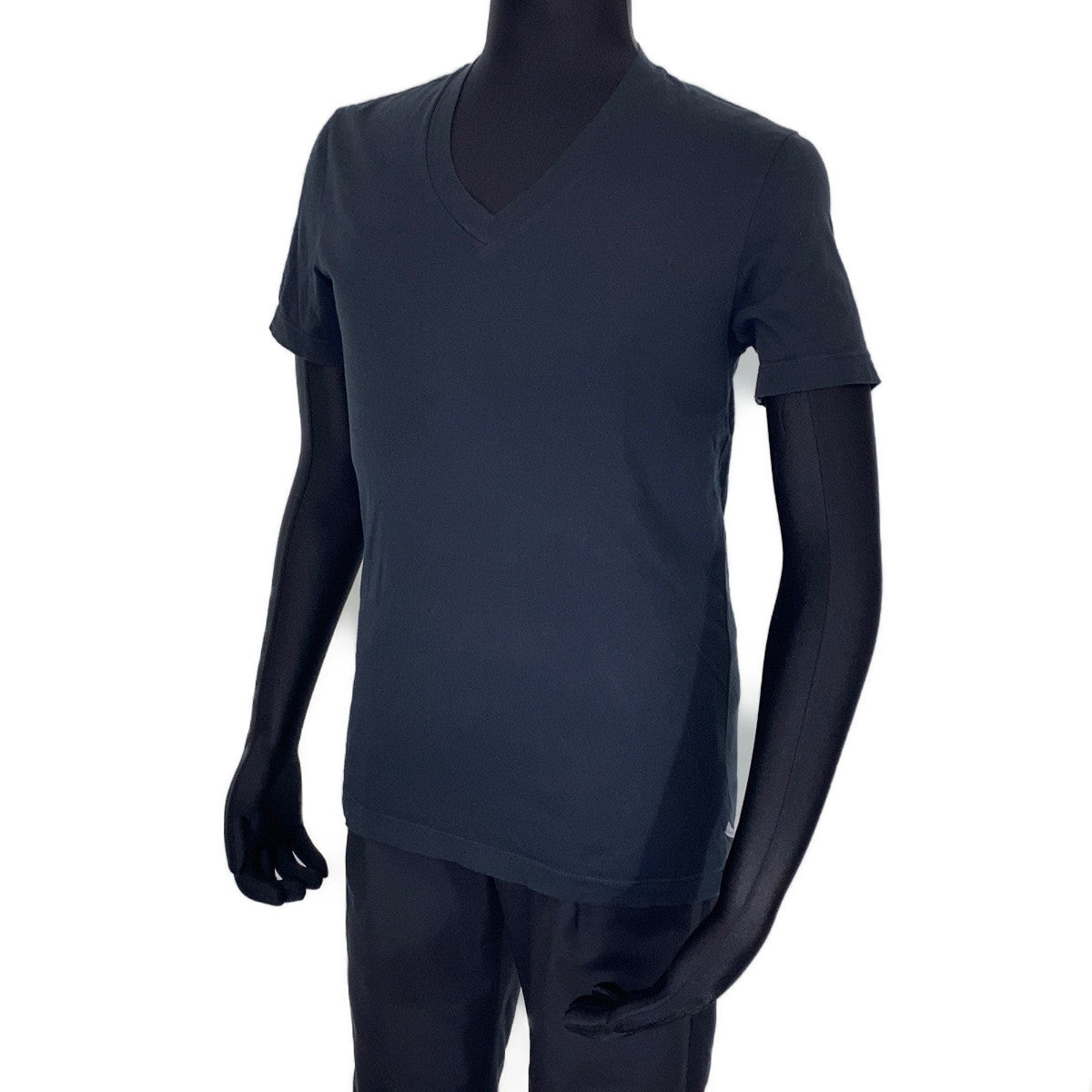 H-00258
JAMES PERSE ジェームスパース サイズUS 0 ブラック 黒 コットン 半袖シャツ Tシャツ  メンズ