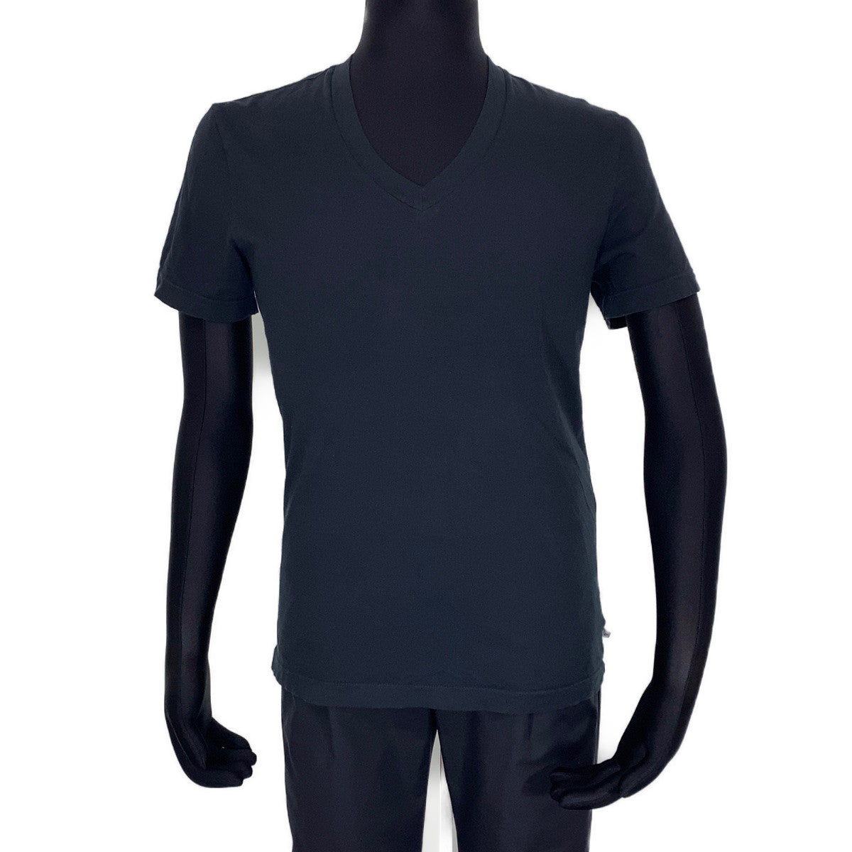 H-00258
JAMES PERSE ジェームスパース サイズUS 0 ブラック 黒 コットン 半袖シャツ Tシャツ  メンズ