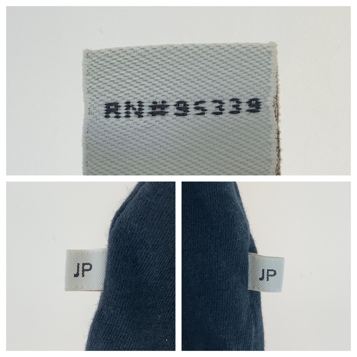 H-00258
JAMES PERSE ジェームスパース サイズUS 0 ブラック 黒 コットン 半袖シャツ Tシャツ  メンズ