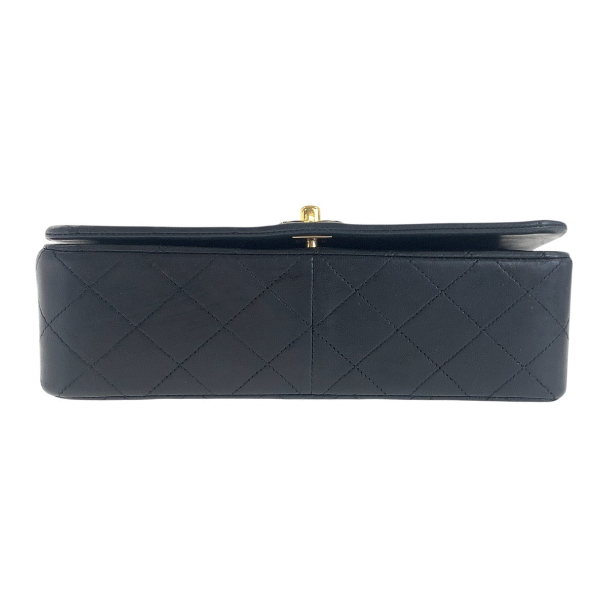 17949
CHANEL シャネル ヴィンテージ マトラッセ ココマーク ターンロック シングルフラップ ブラック 黒 ゴールド金具 ラムスキン 斜め掛け チェーンショルダーバッグ ポシェット レディース AB280