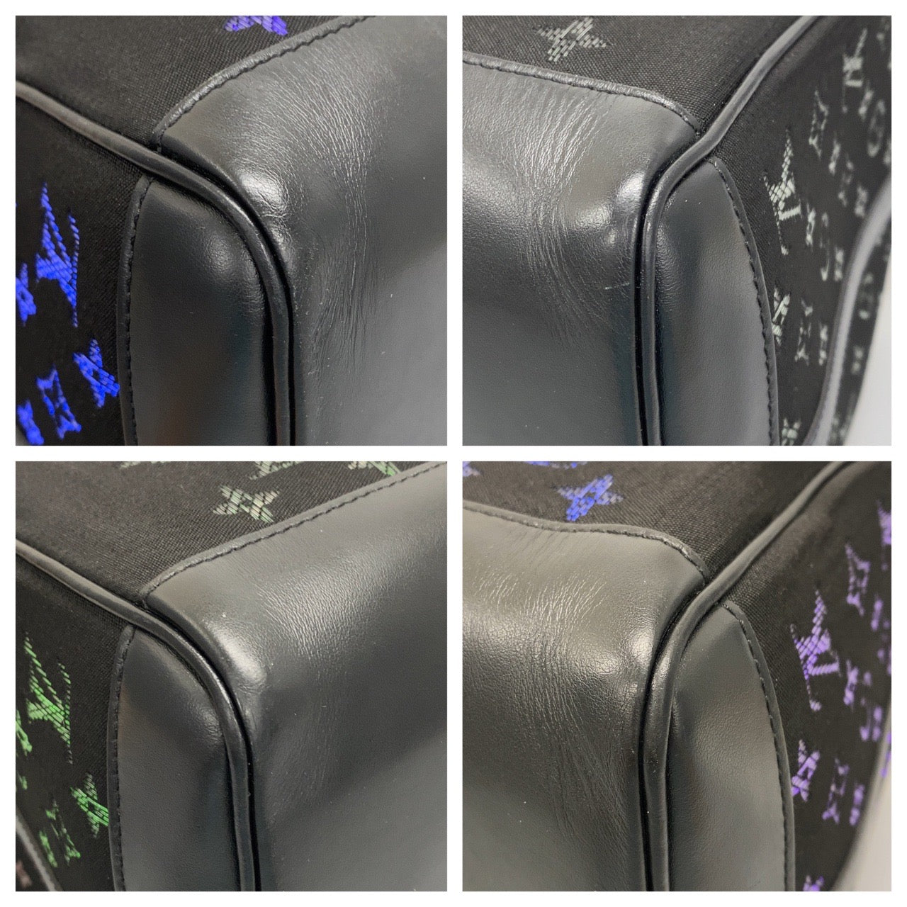 10081
LOUIS VUITTON ルイヴィトン モノグラム ライトアップ キーポル バンドリエール50 男女兼用 ブラック 黒 マルチカラー キャンバス / レザー M44770 ボストンバッグ ショルダーバッグ メンズ A1980