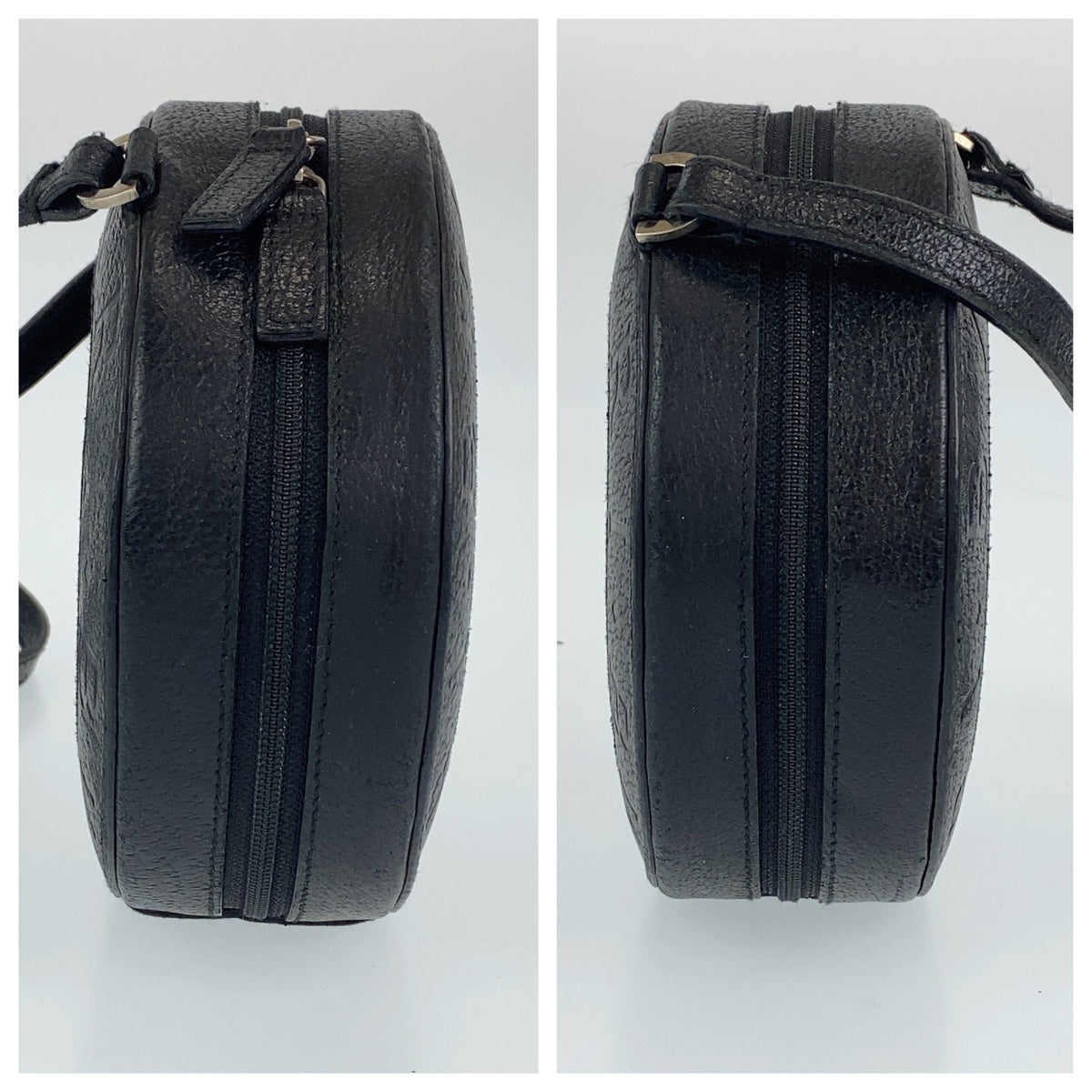 B-138
BVLGARI ブルガリ B-ZERO1 ヨーヨー ブラック 黒 シルバー金具 レザー ショルダーバッグ 斜め掛けバッグ  レディース