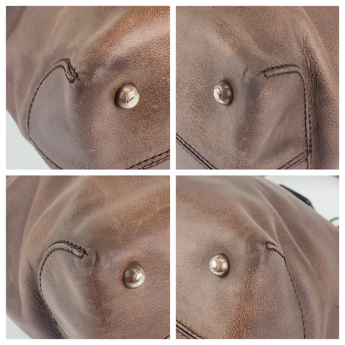 12683
TOD’S トッズ Dバッグ ブラウン シルバー金具 レザー トートバッグ ハンドバッグ ショルダーバッグ  レディース