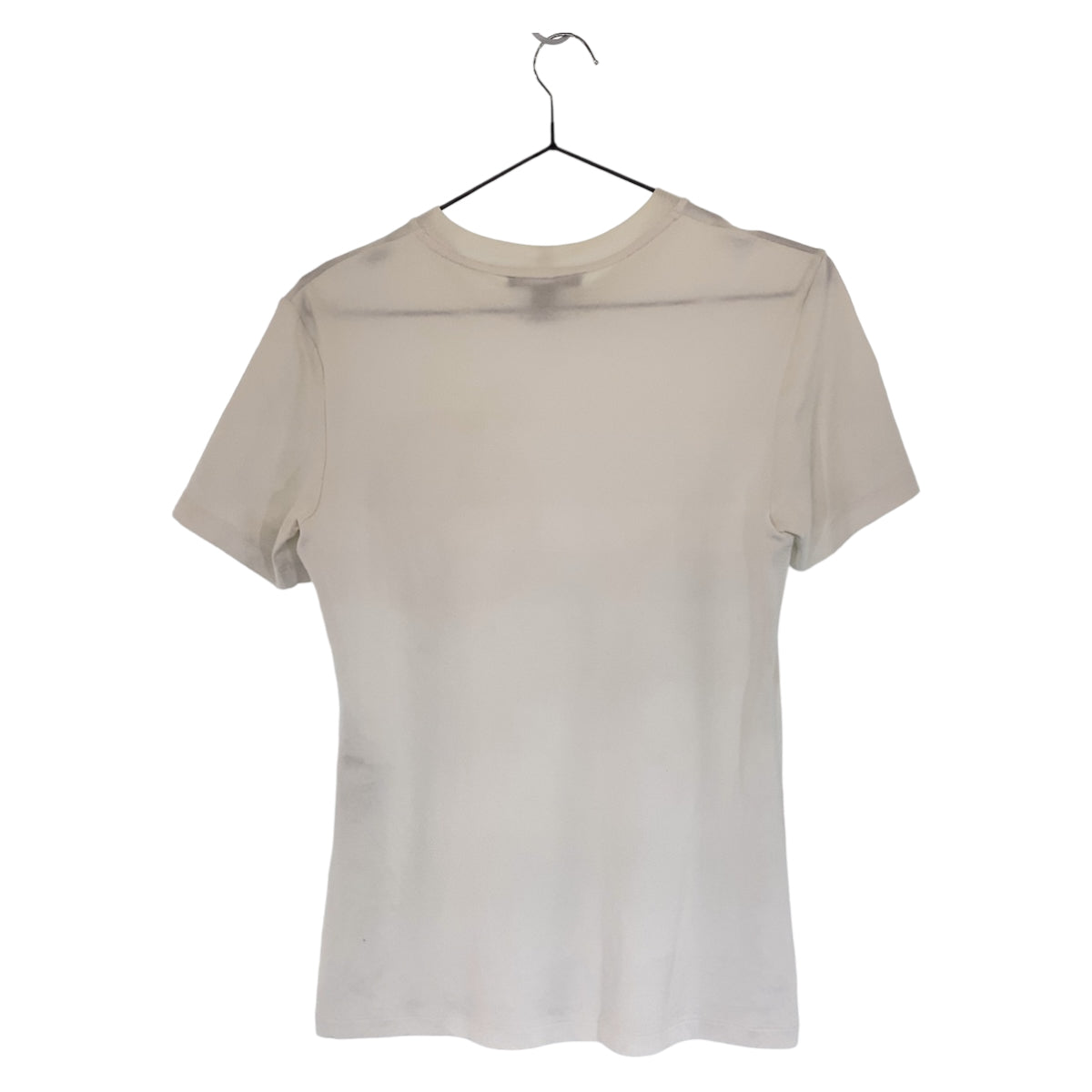 B-135
LOUIS VUITTON ルイヴィトン サイズM ホワイト 白 コットン RW191W DMF FGTS15 ロゴ 半袖Tシャツ  メンズ
