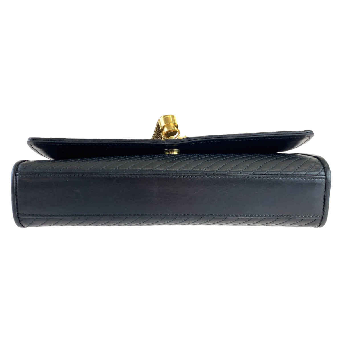 SAINT LAURENT PARIS サンローランパリ クラシックケイト YSLロゴ タッセル ブラック 黒 ゴールド金具 レザー チェーンショルダーバッグ 斜め掛け  レディース