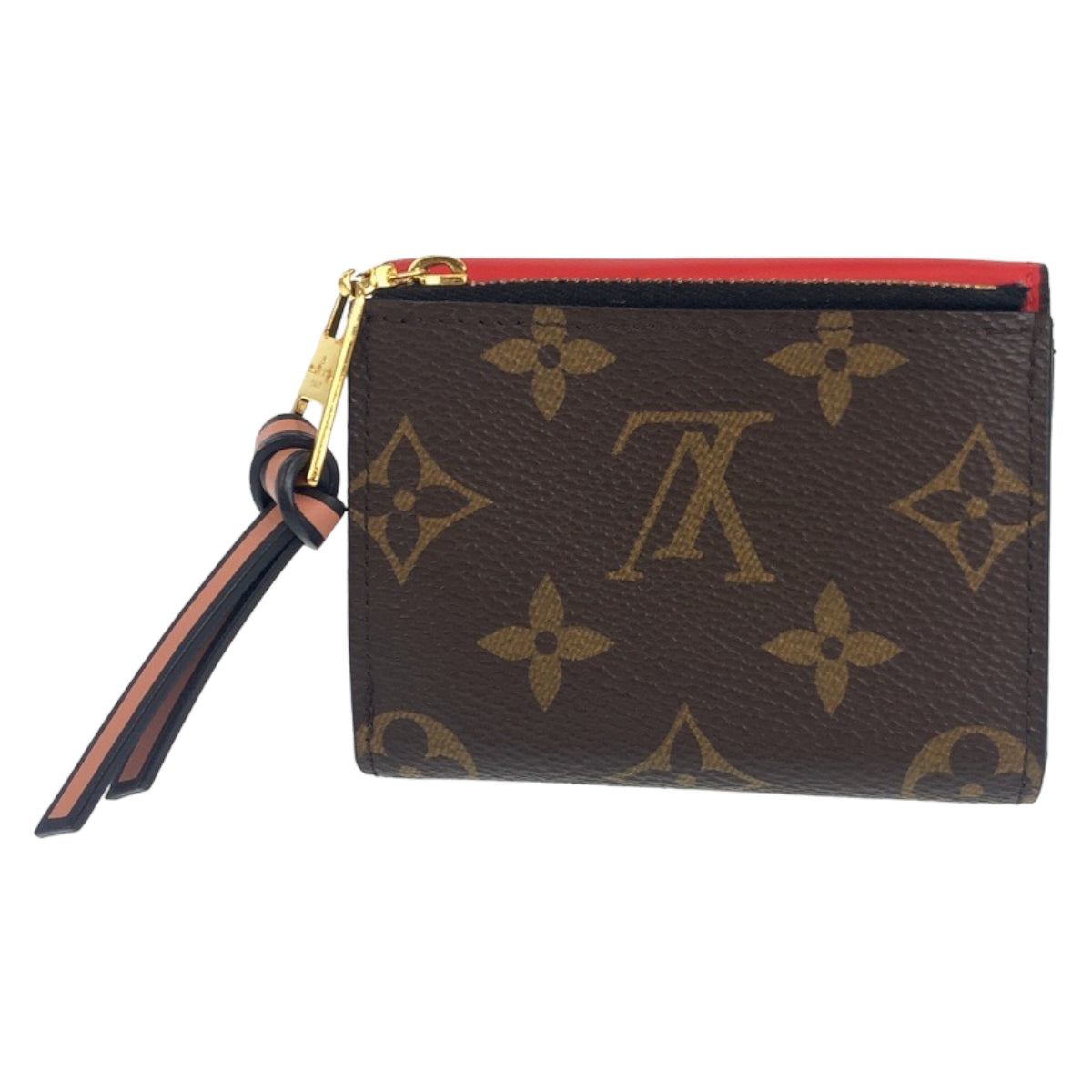 H-00084
LOUIS VUITTON ルイヴィトン モノグラム ポルトフォイユ・チュイルリーコンパクト ブラウン レッド 赤 PVC M63904 三つ折り財布 折財布 コンパクトウォレット  レディース