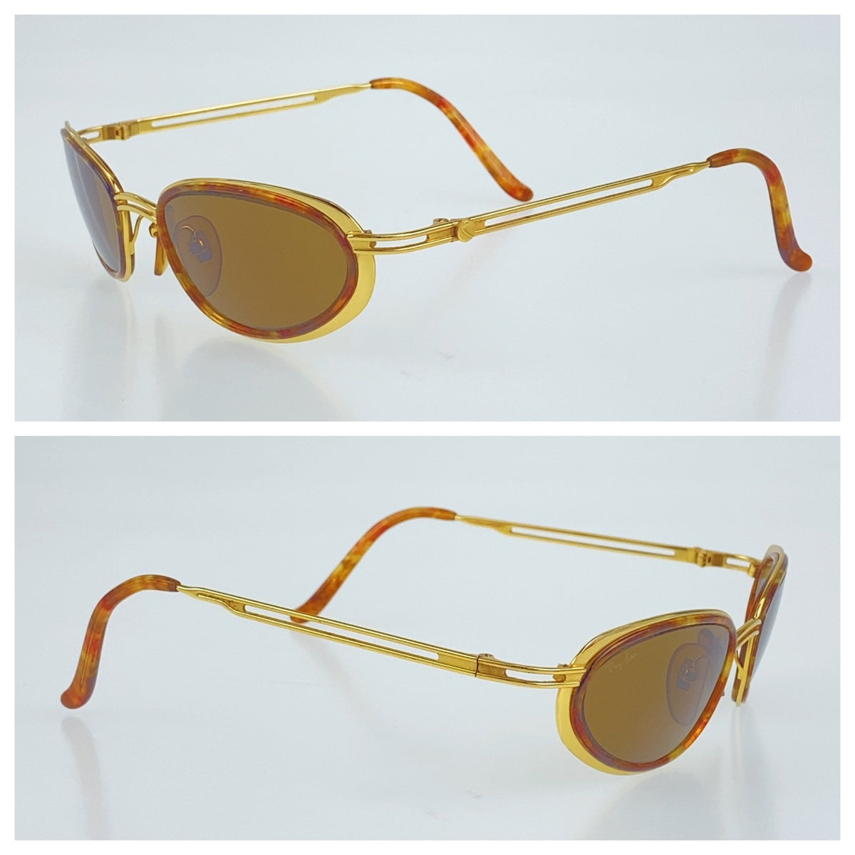 12681
Ray-Ban レイバン ヴィンテージ B＆L ゴールド 金 ゴールド金具 メタル / プラスチック OOAH M2797 サングラス メガネ オーバル  メンズ