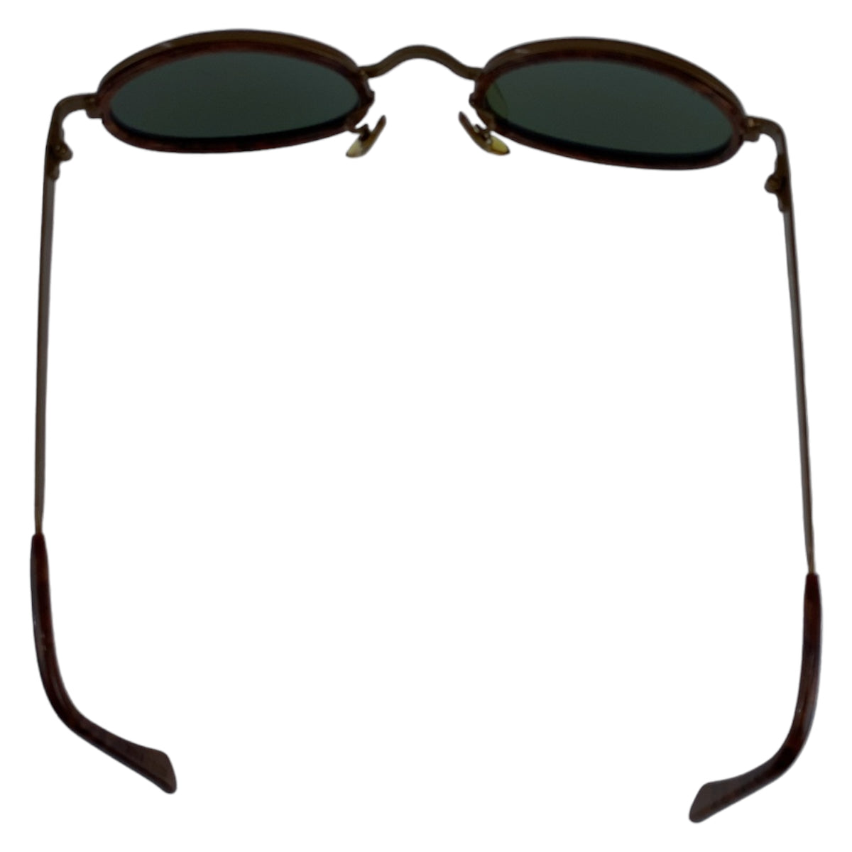 C-121
Ray-Ban レイバン ヴィンテージ B＆L ブラウン 茶色 グリーン 緑 メタル W2814 サングラス 度なし ユニセックス オーバル  メンズ