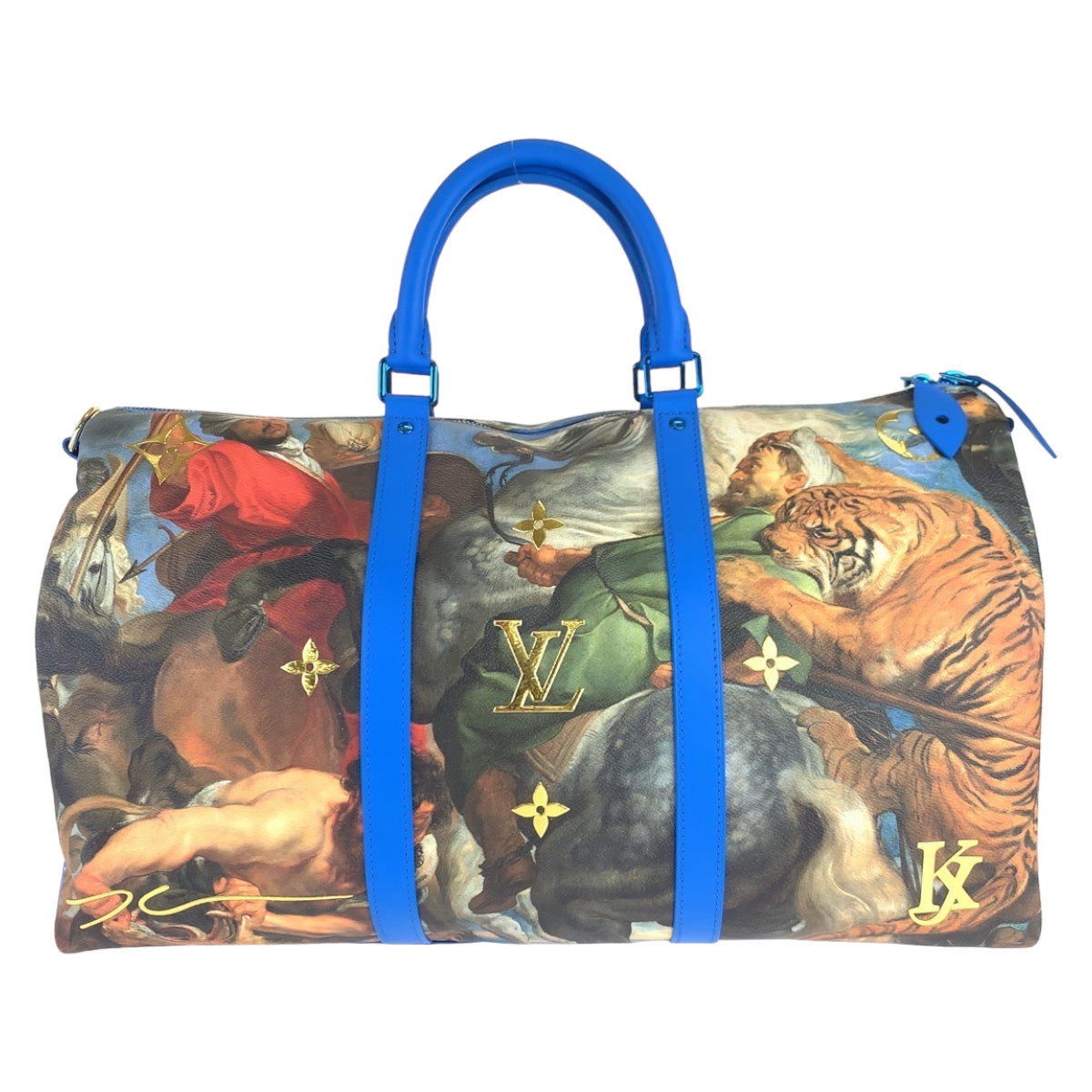 10112
LOUIS VUITTON ルイヴィトン マスターズコレクション ジェフクーンズ ルーベンス キーポル バンドリエール50 男女兼用 マルチカラー PVC M43344 ボストンバッグ 斜め掛け ショルダーバッグ  メンズ N590