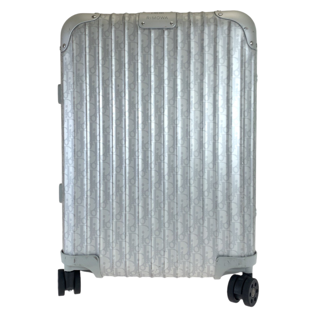 12679
Dior ディオール DIOR×RIMOWA コラボ オブリーク キャビン トロッター 男女兼用 シルバー 銀 アルミ 1DRTR002YWZ キャリーバッグ スーツケース キャリーケース  メンズ ABP300