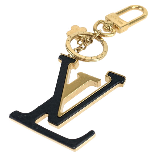 B-140
LOUIS VUITTON ルイヴィトン ポルトクレ LV カプシーヌ ゴールド 金 ブラック 黒 メタル M63080 キーホルダー キーリング キーチャーム  レディース