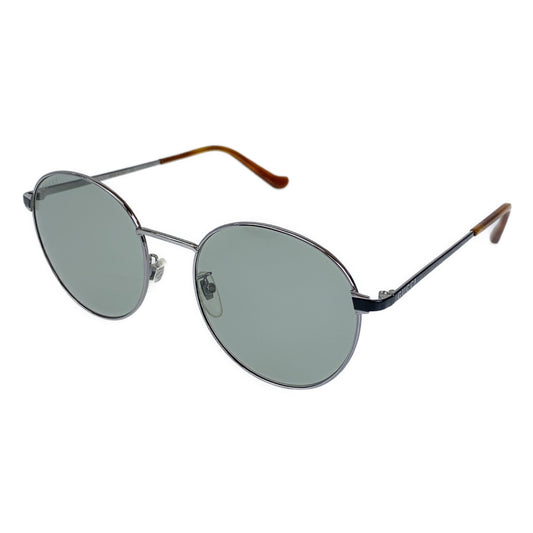 B-141
GUCCI グッチ アジアンフィット シルバー 銀 ブラウン 茶 プラスチック GG0574SK 002 55□20-150 サングラス メガネ 度なし ラウンド  メンズ