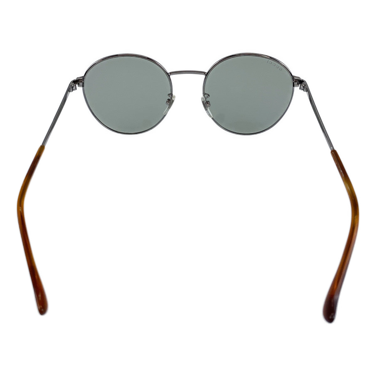 B-141
GUCCI グッチ アジアンフィット シルバー 銀 ブラウン 茶 プラスチック GG0574SK 002 55□20-150 サングラス メガネ 度なし ラウンド  メンズ