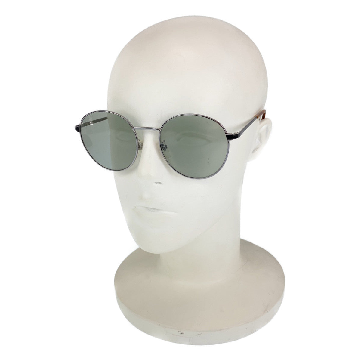 B-141
GUCCI グッチ アジアンフィット シルバー 銀 ブラウン 茶 プラスチック GG0574SK 002 55□20-150 サングラス メガネ 度なし ラウンド  メンズ