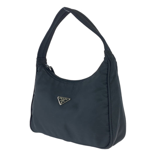 B-107
PRADA プラダ テスート ブラック 黒 ナイロン ポーチ アクセサリーポーチ ショルダーバッグ  レディース