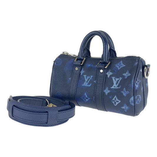 A-133
LOUIS VUITTON ルイヴィトン モノグラム キーポルXS ネイビー 紺 シルバー金具 モノグラムキャンバス M57844 ショルダーバッグ ハンドバッグ 2WAYバッグ  レディース