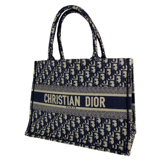 A-137
Dior ディオール トロッター ブックトート スモール ネイビー 紺 白 キャンバス 50-MA-0169 トートバッグ 肩掛け  レディース