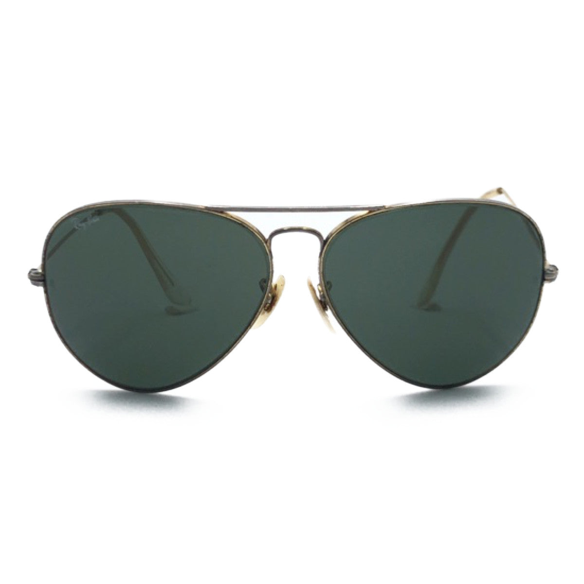C-134
Ray-Ban レイバン B&L U.S.A アビエーター 男女兼用 ゴールド 金 ブラック 黒 ゴールド金具 メタル B&L RAY BAN 62□14 サングラス ティアドロップ  メンズ