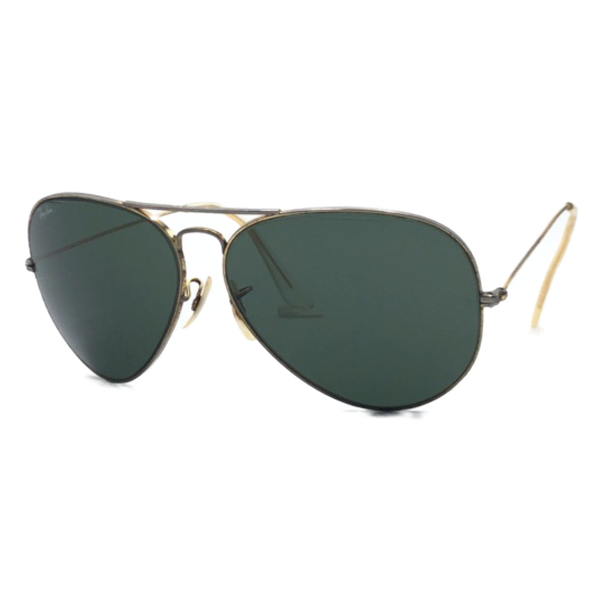 C-134
Ray-Ban レイバン B&L U.S.A アビエーター 男女兼用 ゴールド 金 ブラック 黒 ゴールド金具 メタル B&L RAY BAN 62□14 サングラス ティアドロップ  メンズ