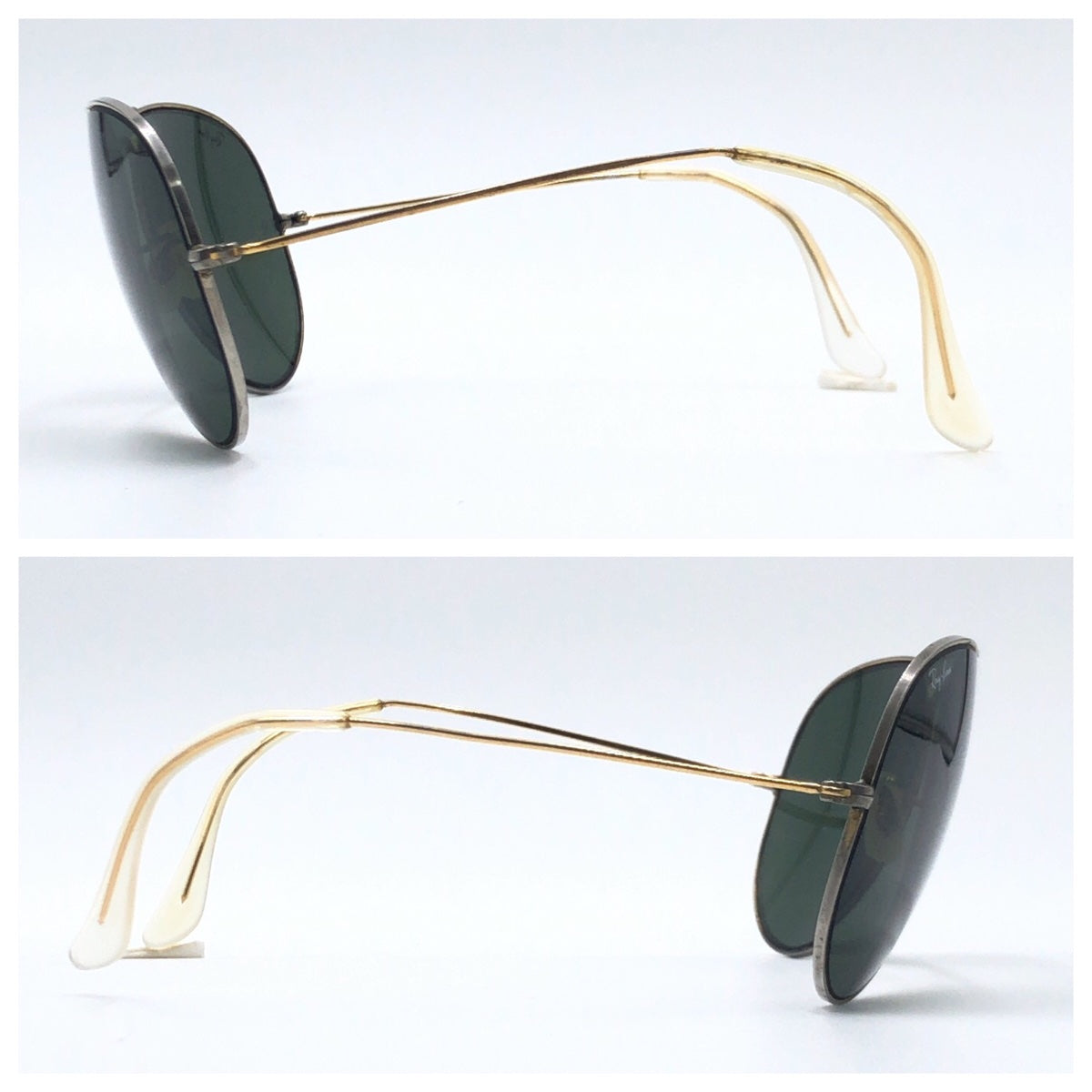 C-134
Ray-Ban レイバン B&L U.S.A アビエーター 男女兼用 ゴールド 金 ブラック 黒 ゴールド金具 メタル B&L RAY BAN 62□14 サングラス ティアドロップ  メンズ