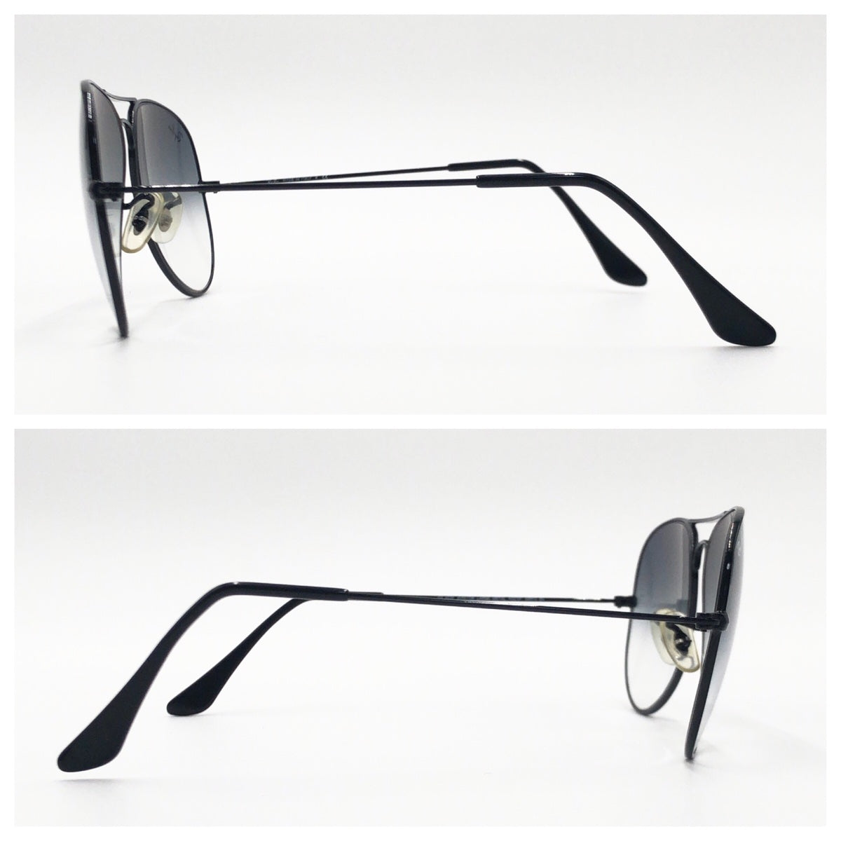 C-135
Ray-Ban レイバン アビエーター ラージ 男女兼用 ブラック 黒 ブルーグラデーション 青 メタル RB3025 002/3F 58□14 2N サングラス ティアドロップ  メンズ