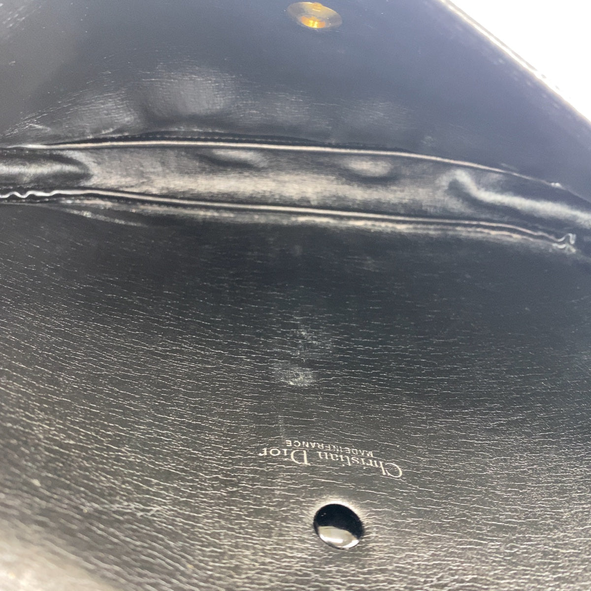 10136
Dior ディオール ヴィンテージ トロッター ネイビー ゴールド金具 キャンバス 斜め掛け ショルダーバッグ  レディース