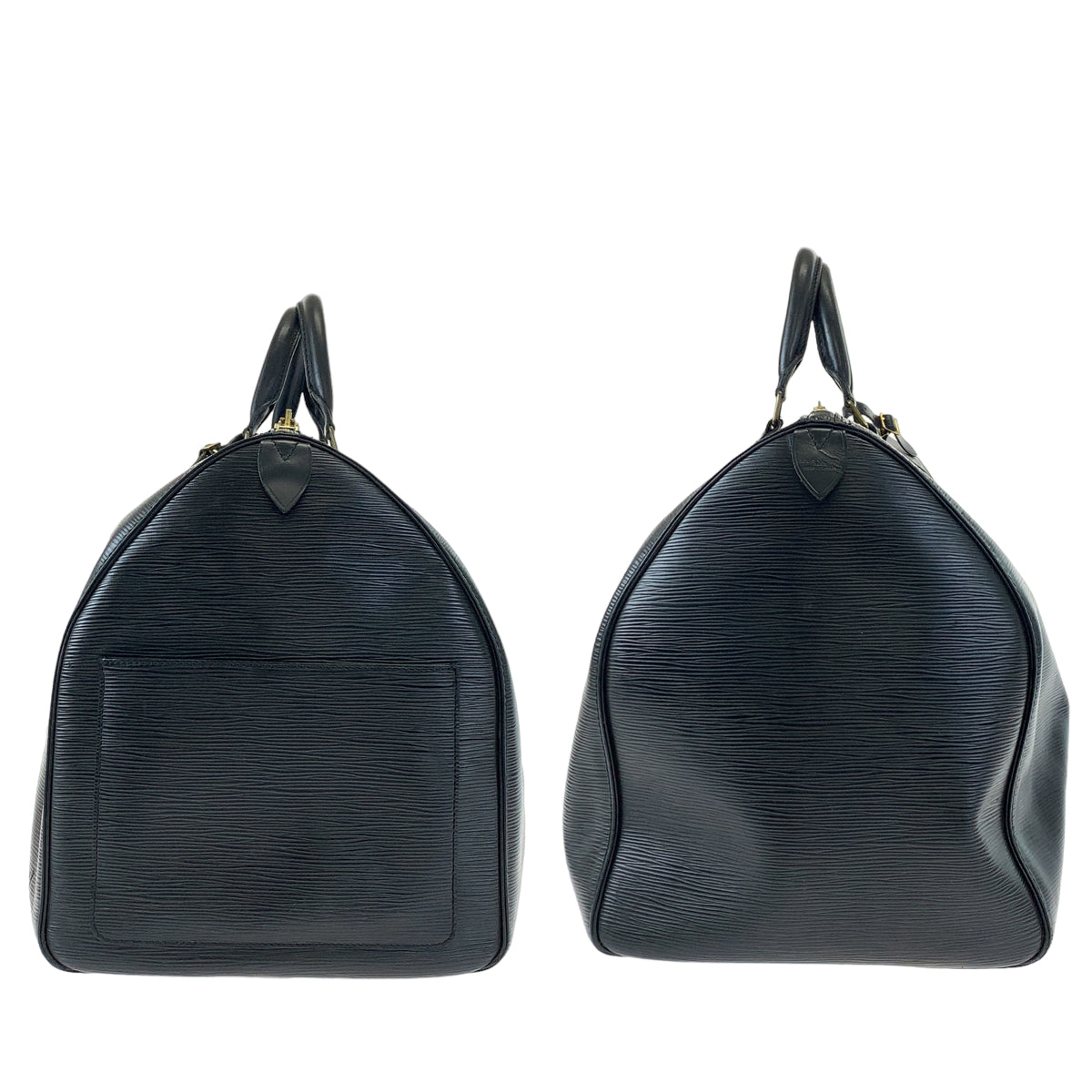 H-00269
LOUIS VUITTON ルイヴィトン エピ キーポル55 ノワール ブラック 黒 グレインレザー M42952 ボストンバッグ 旅行バッグ  メンズ