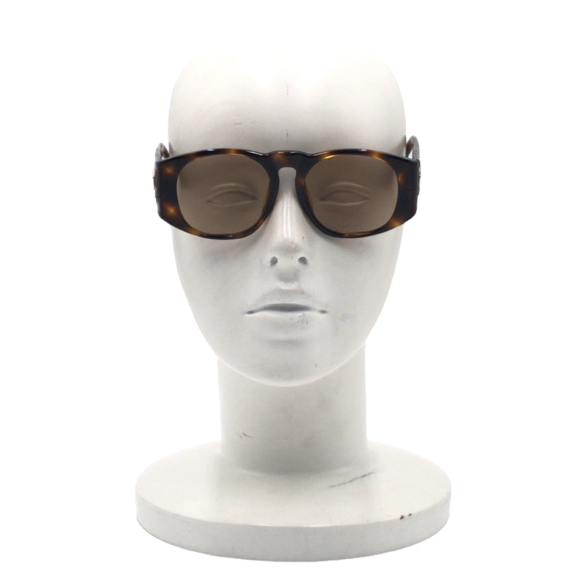 D-015
CHANEL シャネル マトラッセ ココマーク ブラウン 茶 ゴールド金具 プラスチック 01450 91235 サングラス ウェリントン  レディース
