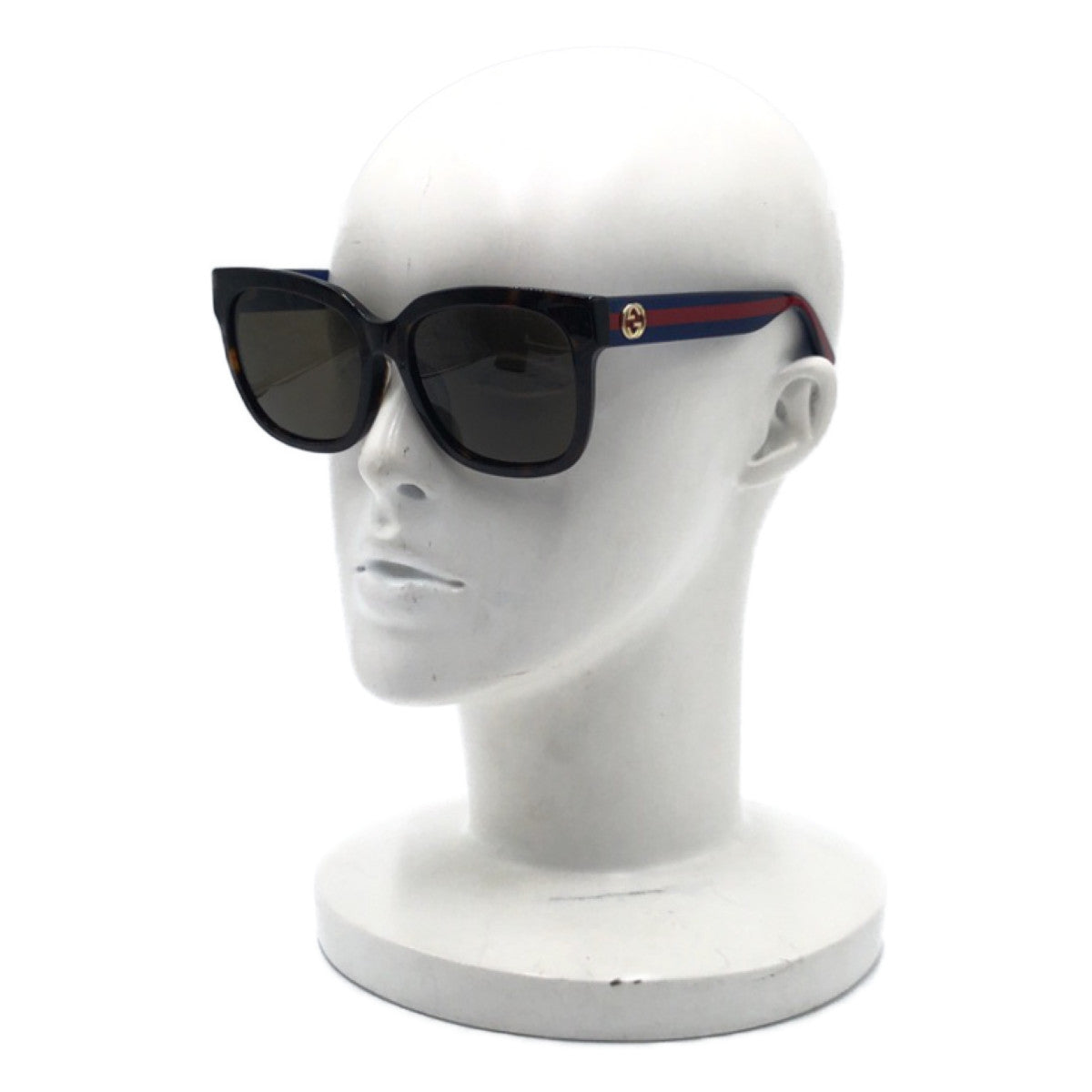 10139
GUCCI グッチ POP WEB シェリー ハバナ・トランスペアレントブルー インターロッキング ブラウン ブルー ゴールド金具 プラスチック GG 0034SA 003 5518 140 SMJO4BCHAC サングラス スクエア  メンズ