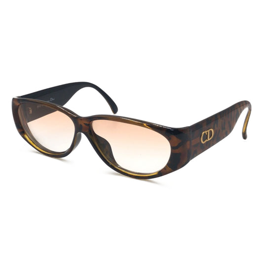 D-011
Christian Dior クリスチャンディオール ブラウン 茶 ゴールド金具 プラスチック 2912A 11 58□11 サングラス ボストン  度あり レディース