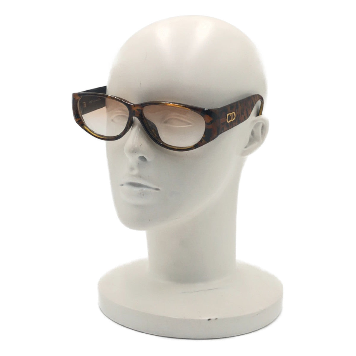 D-011
Christian Dior クリスチャンディオール ブラウン 茶 ゴールド金具 プラスチック 2912A 11 58□11 サングラス ボストン  度あり レディース