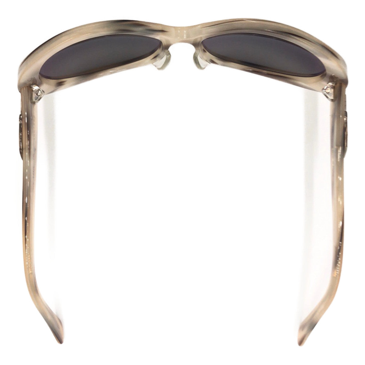 C-124
CARTIER カルティエ クラシック C デコール ベージュ ブラウン 茶 ゴールド金具 プラスチック 4087596 PARIS 135 サングラス オーバル  レディース
