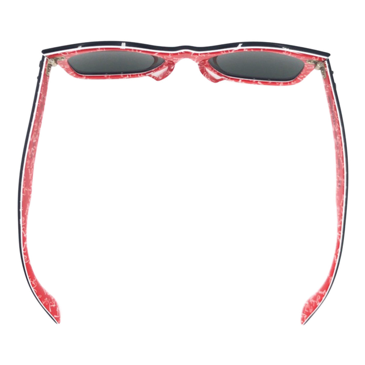 C-138
Ray-Ban レイバン ウェイファーラー ブラック 黒 レッド 赤 プラスチック RB2140F 1016 52□22 サングラス ウェリントン  メンズ