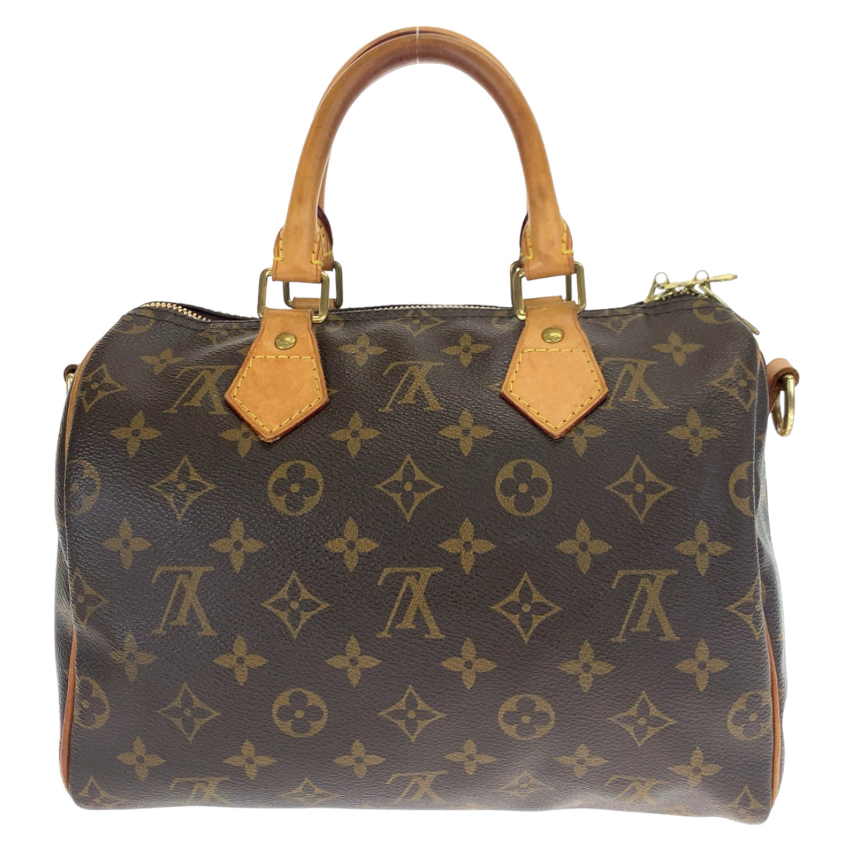 LOUIS VUITTON ルイヴィトン モノグラム スピーディ25 ブラウン 茶色 PVC M41528 ボストンバッグ ハンドバッグ  レディース