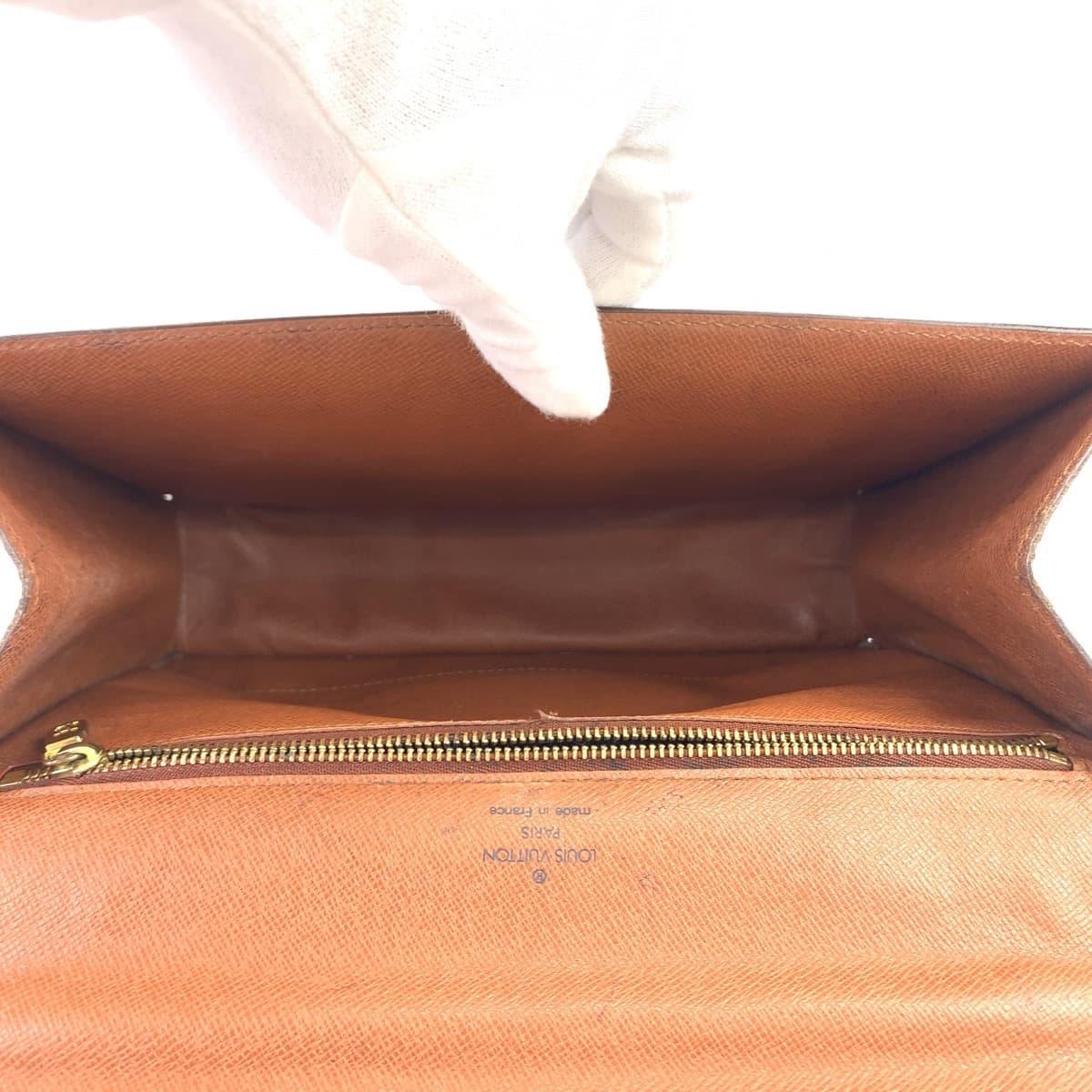 10157
LOUIS VUITTON ルイヴィトン ヴィンテージ モノグラム モンソー ブラウン 茶 ゴールド金具 PVC / レザー M51185 ショルダーバッグ ハンドバッグ 2way セカンドバッグ  メンズ