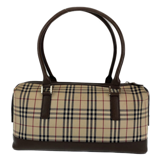 10159
 
BURBERRY Checked Brown Canvas Shoulder Bag, Handbag, Tote Bag for Women