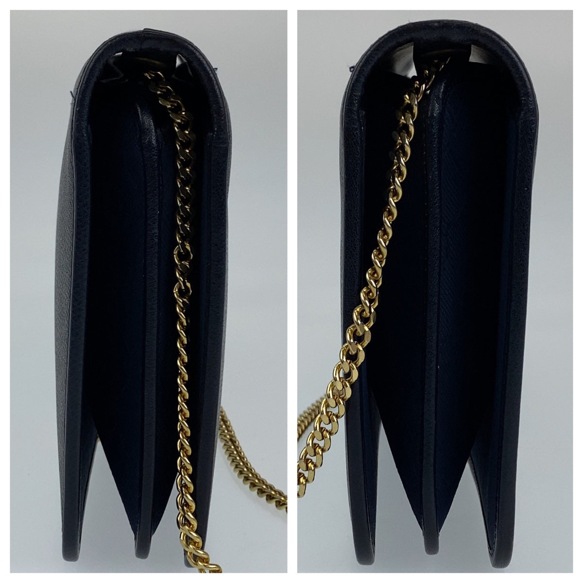 10163
Christian Dior クリスチャンディオール ヴィンテージ 中ハニカム柄 ブラック 黒 ゴールド金具 レザー 斜め掛け ショルダーバッグ ポシェット  レディース