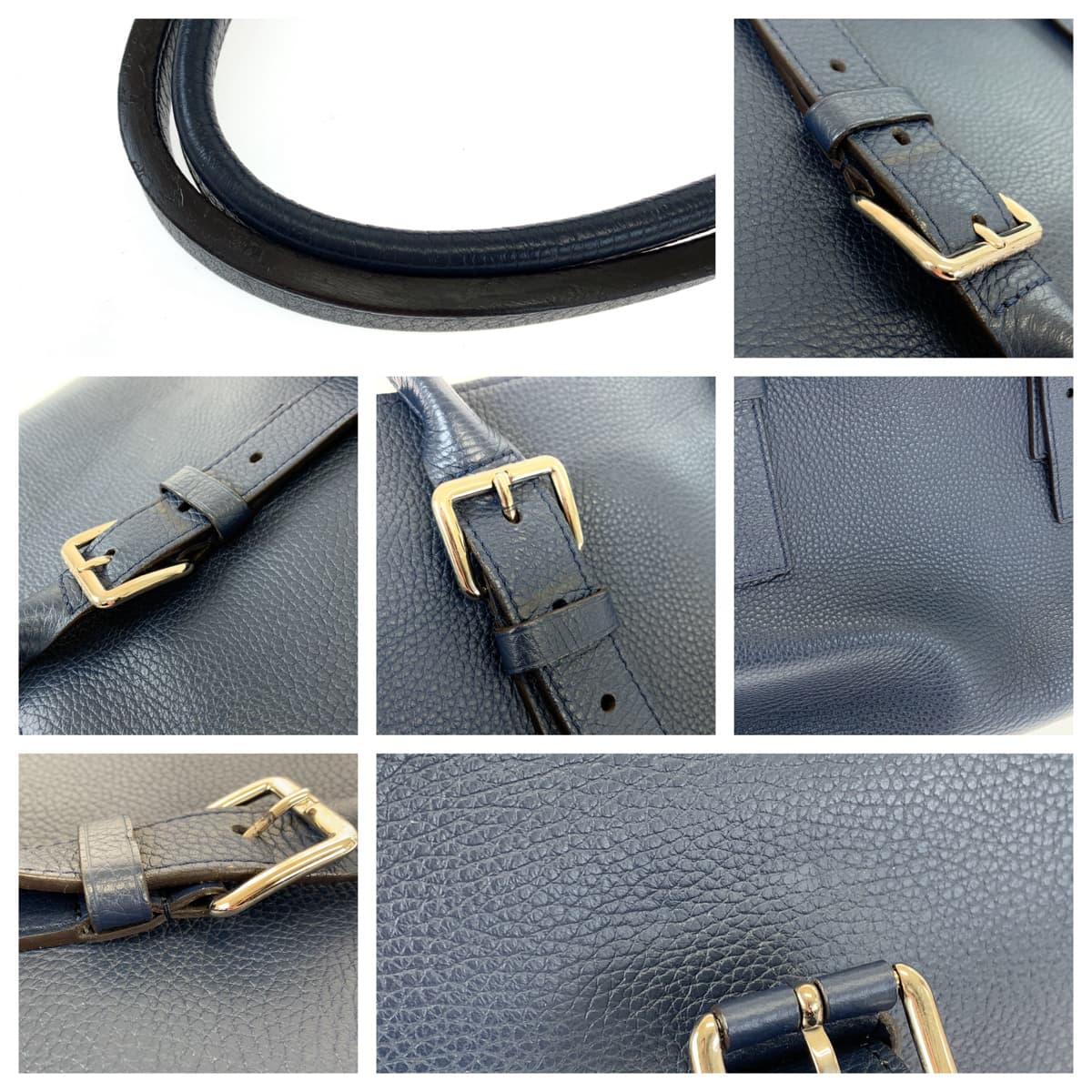 H-00277
LOUIS VUITTON ルイヴィトン カバヴォワヤージュ ネイビー 紺 レザー / トリヨン M41804 トートバッグ 肩掛け  メンズ