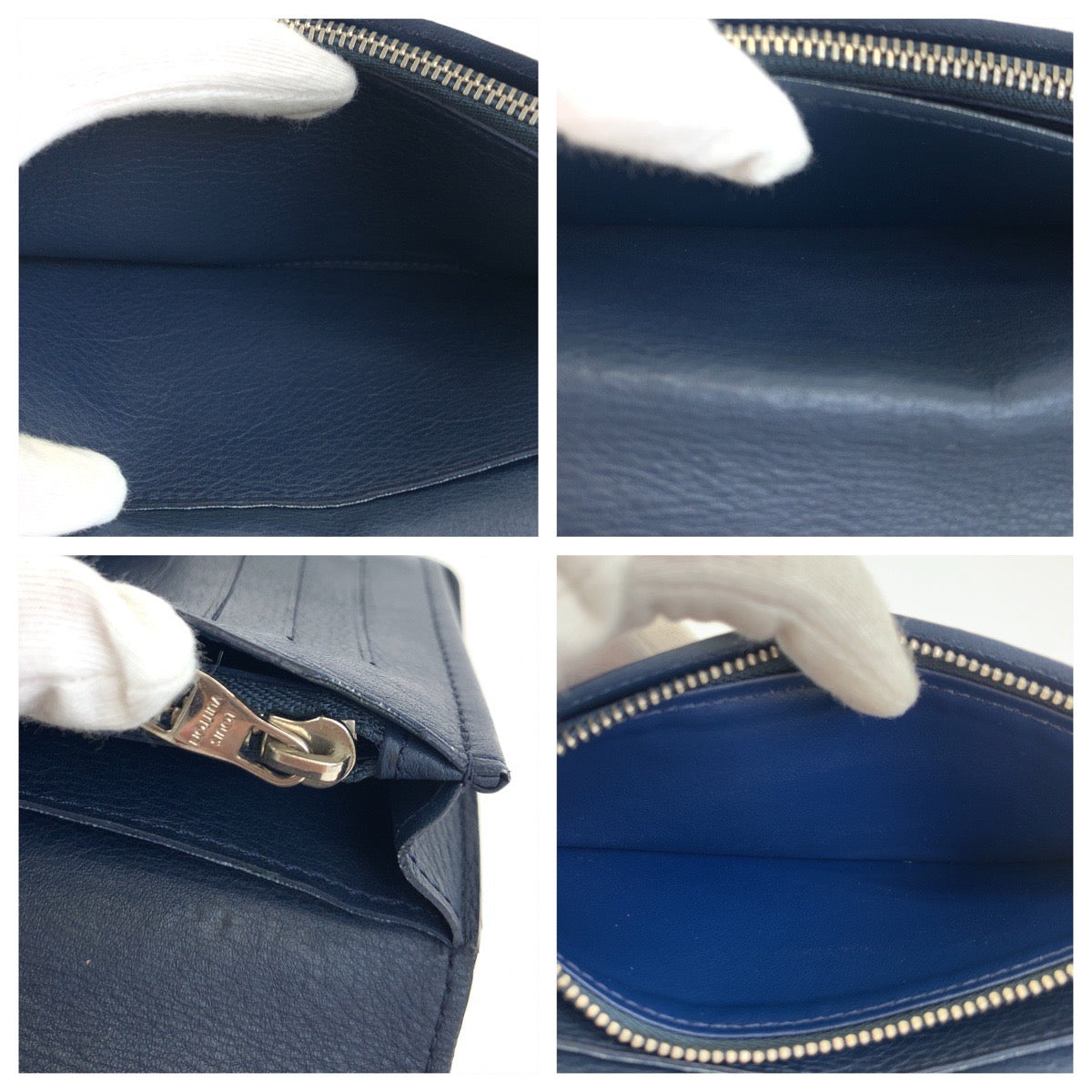 10172
LOUIS VUITTON ルイヴィトン トリヨンレザー ポルトフォイユ ブラザ オセアン ネイビー レザー M58818 長財布 二つ折り財布  メンズ