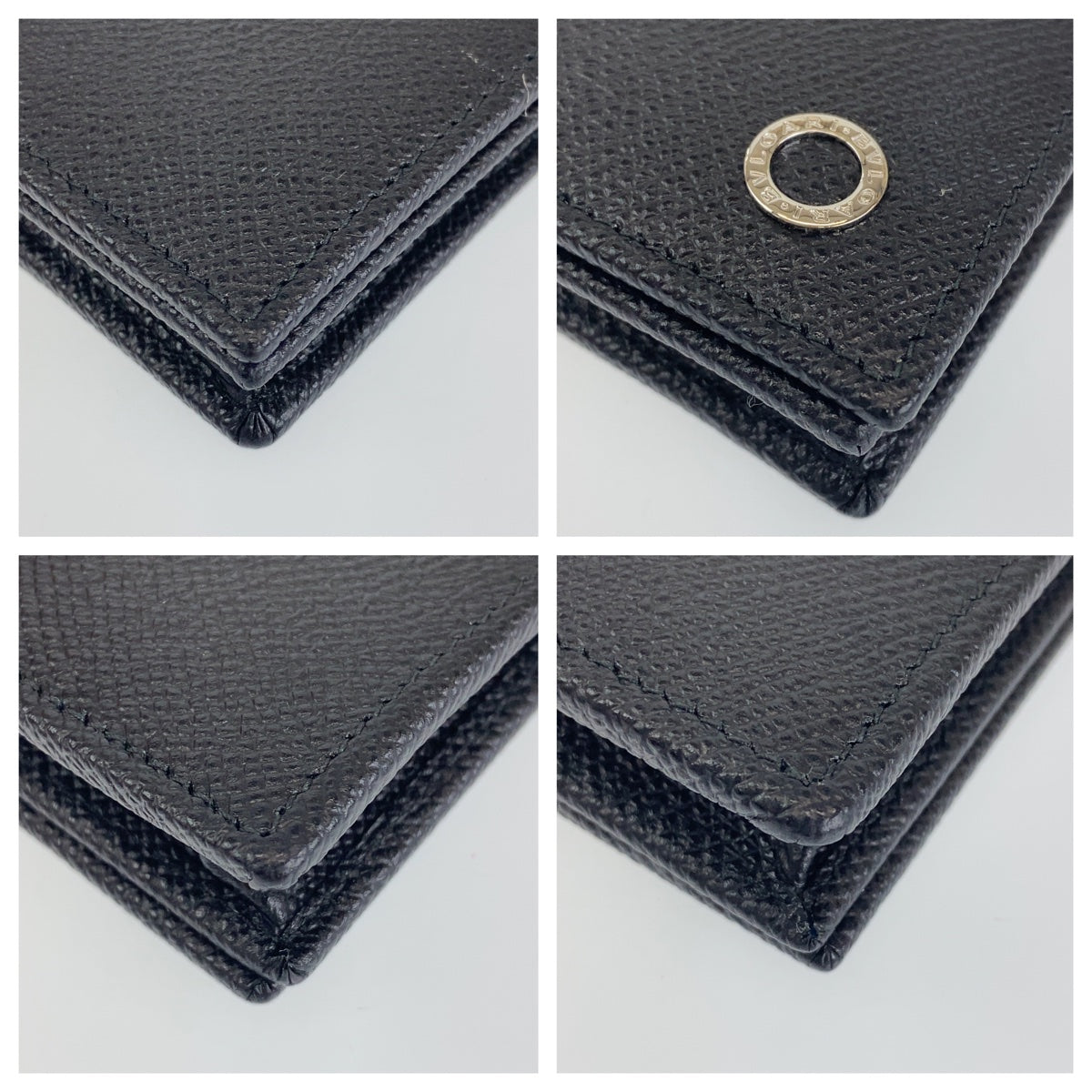 10175
BVLGARI ブルガリ ビーゼロ ブラック 黒 シルバー金具 PVC 長財布 ロングウォレット  メンズ