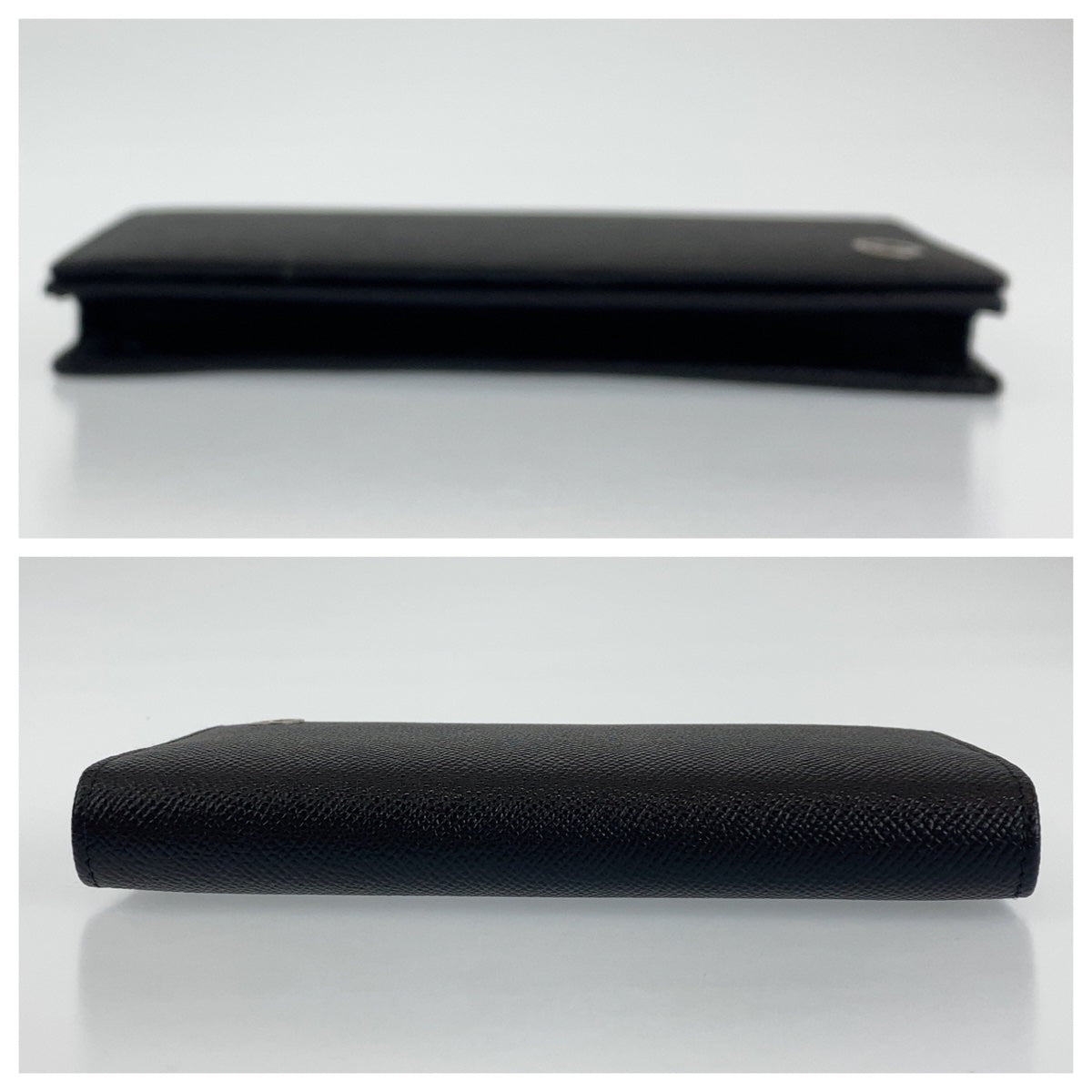 10175
BVLGARI ブルガリ ビーゼロ ブラック 黒 シルバー金具 PVC 長財布 ロングウォレット  メンズ